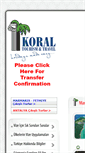 Mobile Screenshot of koraltravel.com