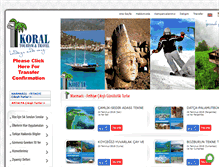 Tablet Screenshot of koraltravel.com